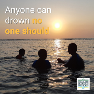 No one should drown Poster